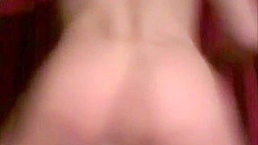 Anal Masturbation with Dildo and Booty Shake