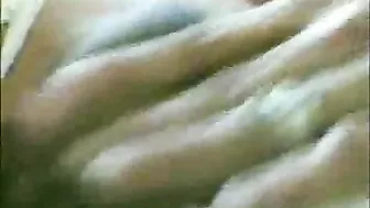 Mom Masturbation with Giant Clit & Homemade Toy