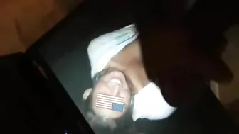 Amateur Black Male Masturbates to Blonde Girls in Homemade Solo Tribute