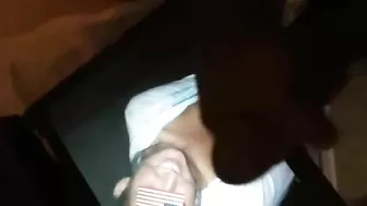 Amateur Black Male Masturbates to Blonde Girls in Homemade Solo Tribute