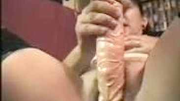 MILF Mom Emi Homemade Dildo Masturbation with Toys