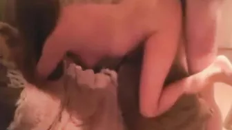 Skinny Teen with Small Tits Masturbates on Camera while Cumming in her Mouth - Amateur Facial!