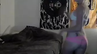 Mom Homemade Masturbation with Pink Panties and Toys