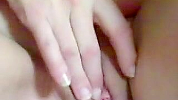 MILF Mom Rubs Her Chubby Pussy Front & Back in Homemade Amateur Fingering