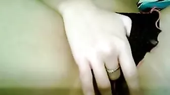 Asian Teen GF Masturbates Amateur Homemade Solo for Boyfriend