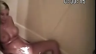 Blonde Wife Masturbation Session with Dildo and Shaved Skin Blonde Wife Masturbation Session with Dildo and Shaved Skin