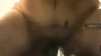 Unleashed Masturbation - Amateur Latina Homemade Dildo Mounting