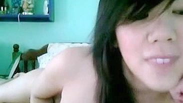 Asian GF Homemade Masturbation Session with Dildo and Toys