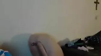 MILF Mom Homemade Masturbation with Small Tits and Skinny Body