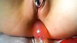 MILF Mom Homemade Anal Dildo Masturbation