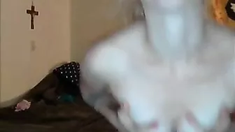 Sexy MILF with Small Tits & Skinny Body Masturbates with Dildo in Homemade Video Sexy MILF with Small Tits & Skinny Body Masturbates with Dildo in Homemade Video