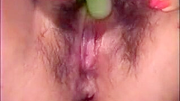 Homemade Masturbation Orgasm with Hairy BBW Moaning Amateur