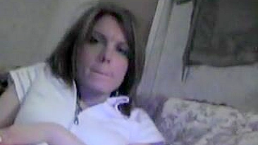 MILF Mom Homemade Anal Orgasm w/ Huge Cucumber