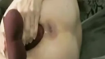 Massive Dildo Masturbation Orgasm - Homemade Porn