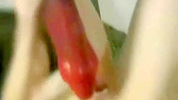 Massive Dildo Masturbation Orgasm - Homemade Porn