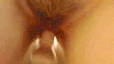 Masturbating Nerd Babe Big Dildo Orgasm