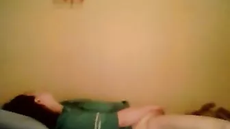 Chubby Brunette Homemade Masturbation with Big Tits and Rubbing Pussy - Amateur Orgasm