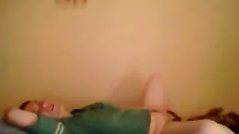 Chubby Brunette Homemade Masturbation with Big Tits and Rubbing Pussy - Amateur Orgasm