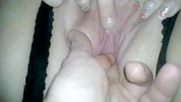 Massive Orgasm for Chubby Girl Homemade Fingering Session!