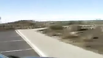 Blonde Babe Masturbates Outside in Public! Amateur Exhibition with Big Tits & Orgasm