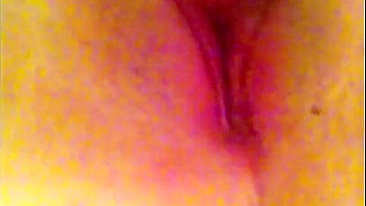 MILF Homemade Masturbation with Shaved Pussy & Moaning Orgasm