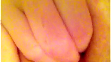 MILF Homemade Masturbation with Shaved Pussy & Moaning Orgasm