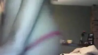 Blonde Babe Masturbation Session on Webcam