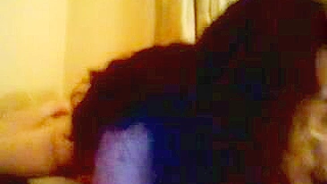 Chubby Brunette Homemade Masturbation with Big Tits and Pillow Humping Leads to Cumming Orgasm