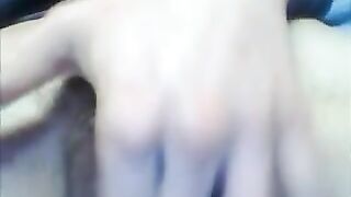 Amateur Masturbation with Enormous Clitoris and Fingers