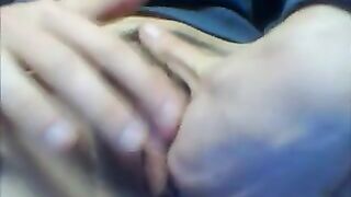 Amateur Masturbation with Enormous Clitoris and Fingers