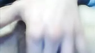 Amateur Masturbation with Enormous Clitoris and Fingers