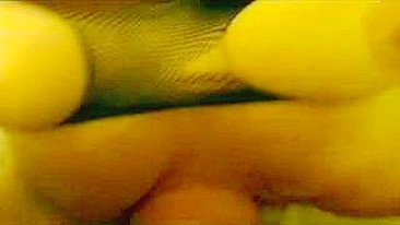 MILF Mom Hairy Amateur Masturbation with Dildo & Cumshot