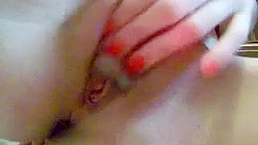 French Teen Fingers & Creams Amateur Masturbation Homemade