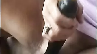 MILF Masturbates with Dildo and Swallows Cum in Homemade Amateur Fuck Sextape!