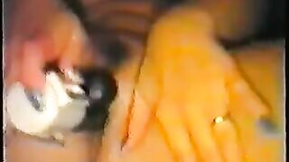Ex-Wife Hairy Pussy Masturbation with Sex Toys - Amateur BBW Busty Milf