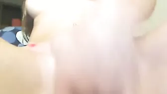 Skinny Amateur Masturbates with Dirty Talk and Big Dildo on Webcam!