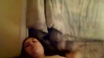 Chubby Amateur Intense Masturbation Orgasm w/ Big Tits & Face View