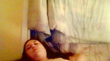 Chubby Amateur Intense Masturbation Orgasm w/ Big Tits & Face View