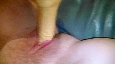 Mom Homemade Dildo Masturbation with BBW Wife and Amateur Milf