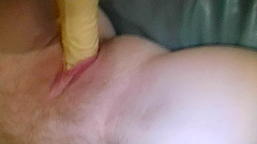 Mom Homemade Dildo Masturbation with BBW Wife and Amateur Milf