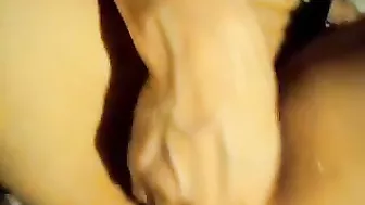 Squirting Latina Anal Masturbation with Big Tits & Dildo