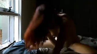 Redhead Amateur Homemade Masturbation Cumming with Moans and Orgasm