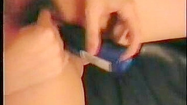 Hairy Mom Homemade Masturbation with Hairspray - Amateur BBW Wife