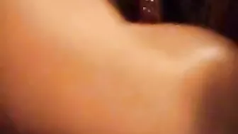 Amateur Ebony Finger Fucks Herself with Homemade Masturbation