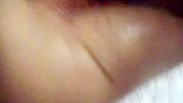 Amateur Ebony Finger Fucks Herself with Homemade Masturbation