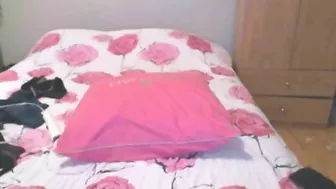 Masturbating with Vibrators and Webcams - Amateur Brunette Homemade Orgasm