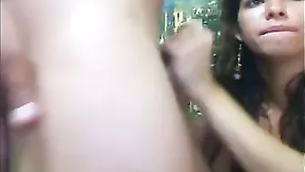 Masturbating Lesbian Threesome with Extreme Anal Play on XXX Mobile Cam