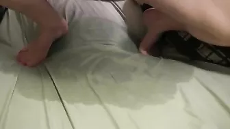 Busty Wife Homemade Masturbation with Big Tits and Squirting Orgasm