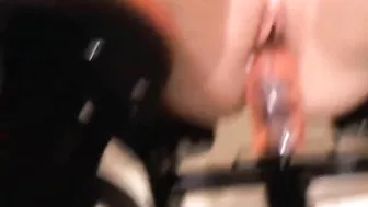 Blonde Masturbates with Dildo and Fuck Machine for Webcam Orgasm