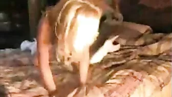 MILF Masturbates with Dildo & Swings with Hubby Friends - Homemade Porn!